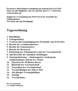 einladung jhv